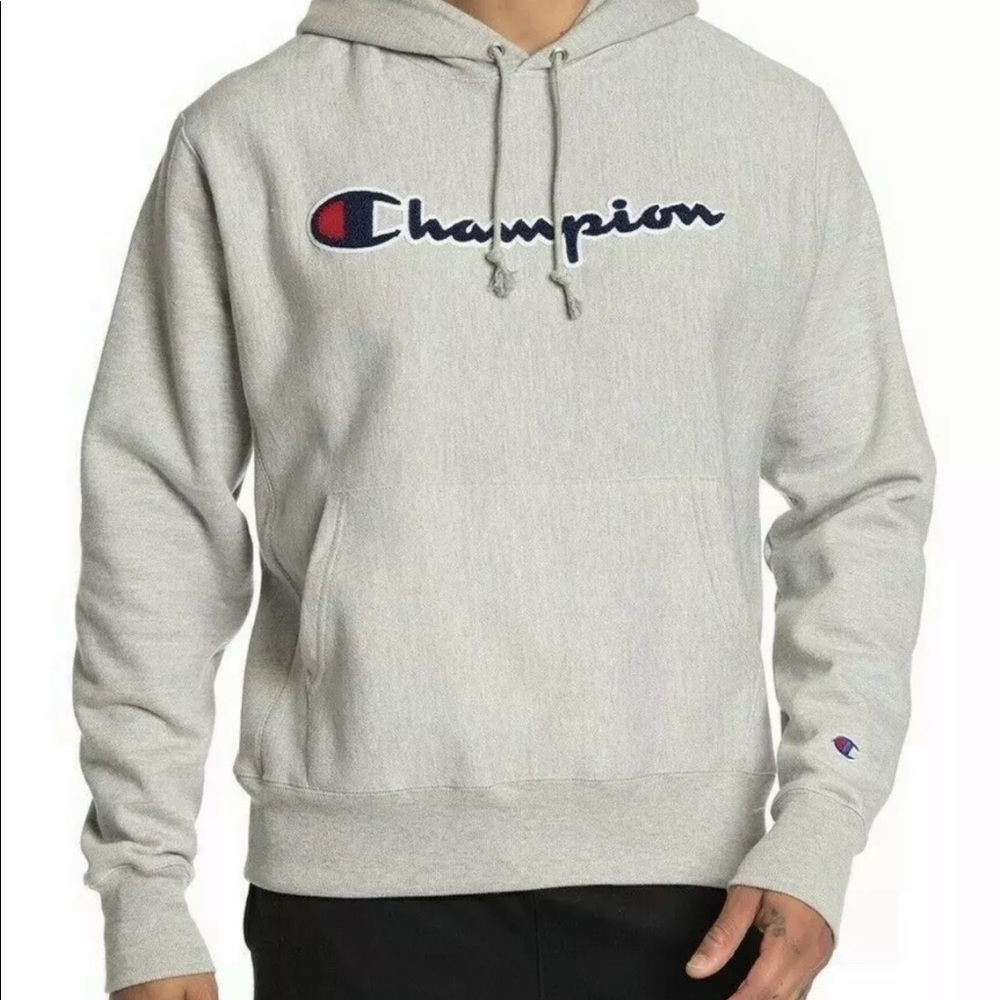 Champion pull over fleece hoodie